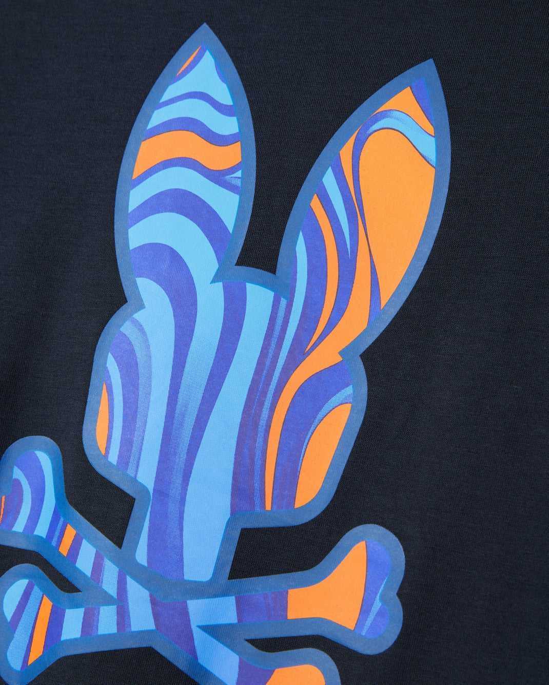 T Shirt Graphique Psycho Bunny Nevada Graphic Tee Bleu Marine Homme | PGA-22355851